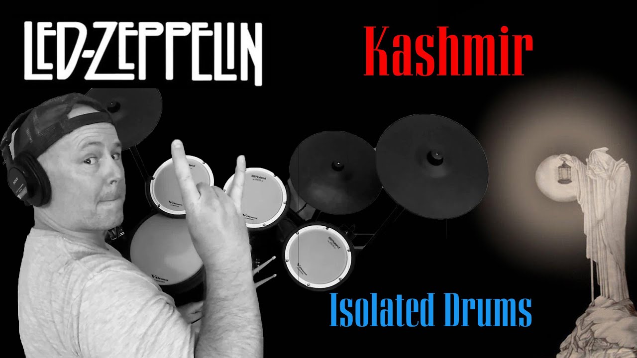 'KASHMIR' | Led Zeppelin | ISOLATED Drum Cover (Free Drumeo Trial) Roland V-Drums TD-17KVX