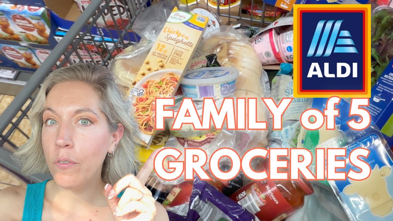 Aldi Grocery Haul and Easy Meal Plan for Busy Families!