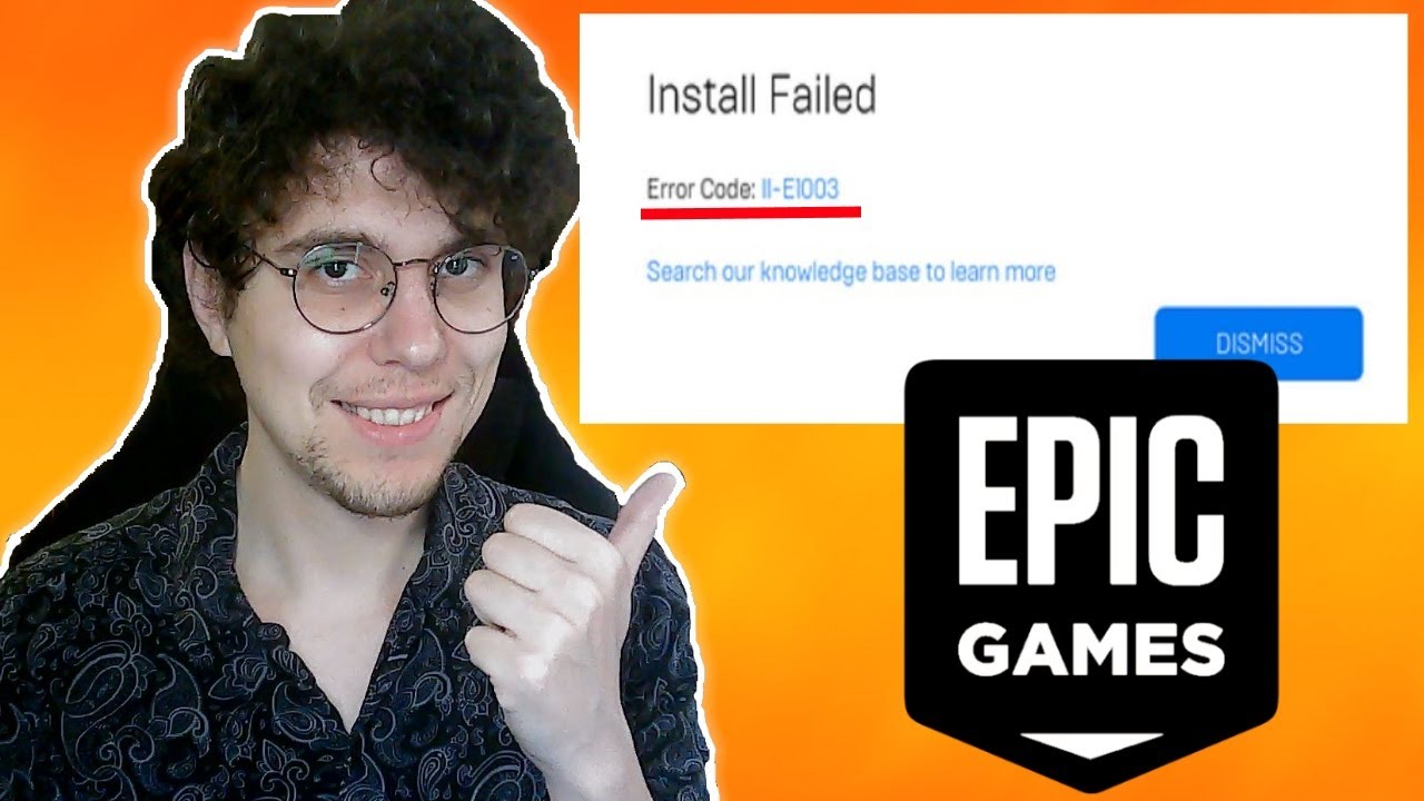 How To Fix Epic Games Error II-E1003