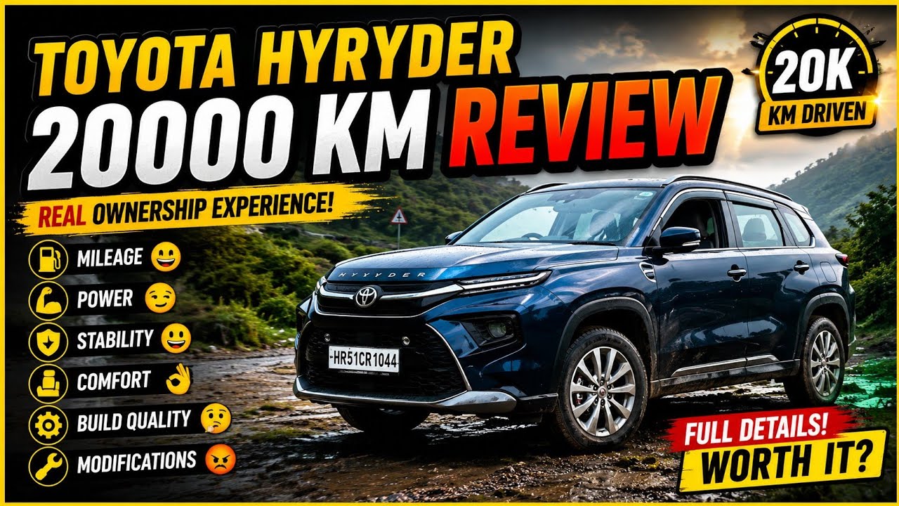 Toyota Hyryder 20000 KM Ownership Review  