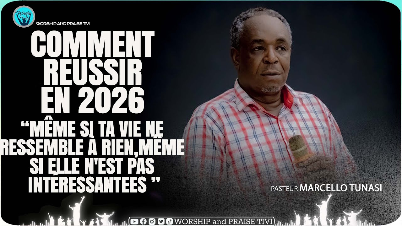 Pasteur Josue Tshinabu _ voici comment réussir en 2026! Même si ta vie ne ressemble à rien,