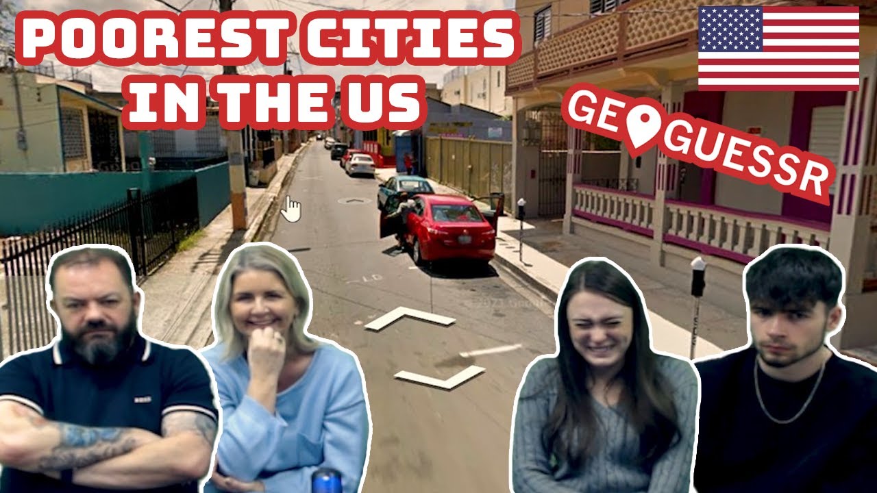 GEOGUESSR - POOREST CITIES IN THE US | BRITISH FAMILY