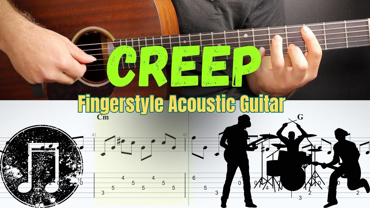 Creep - Acoustic Guitar Tutorial (Radiohead)