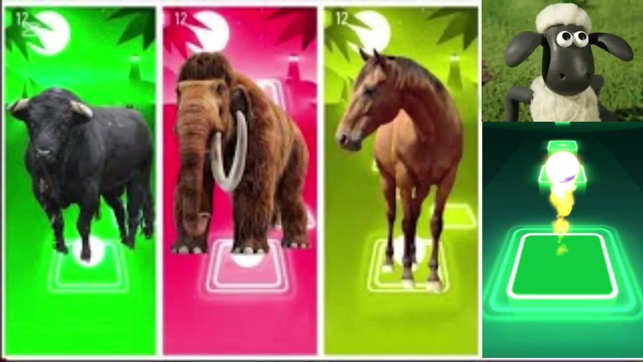 Funny Ferdinand🐃🆚Funny Sheep🐑🆚FunnyHorse🐎🆚Funny Elephant🐘
