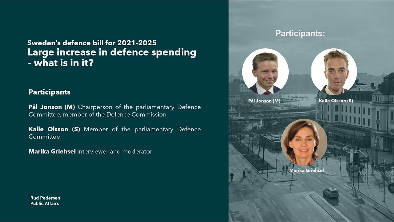 Sweden's defence bill for 2021-2025. Large increase in defense spending &ndash; what is in it?