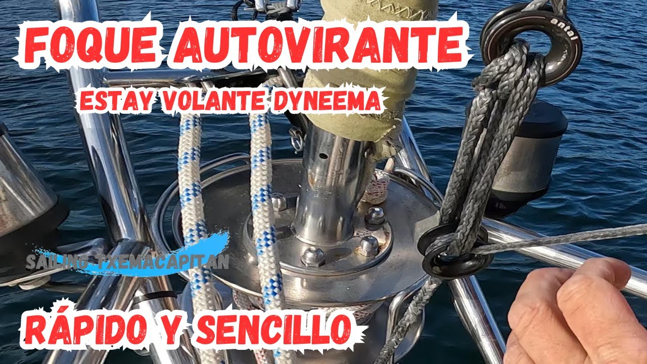 foque autovirante con estay volante de dyneema para velero Fortuna 9