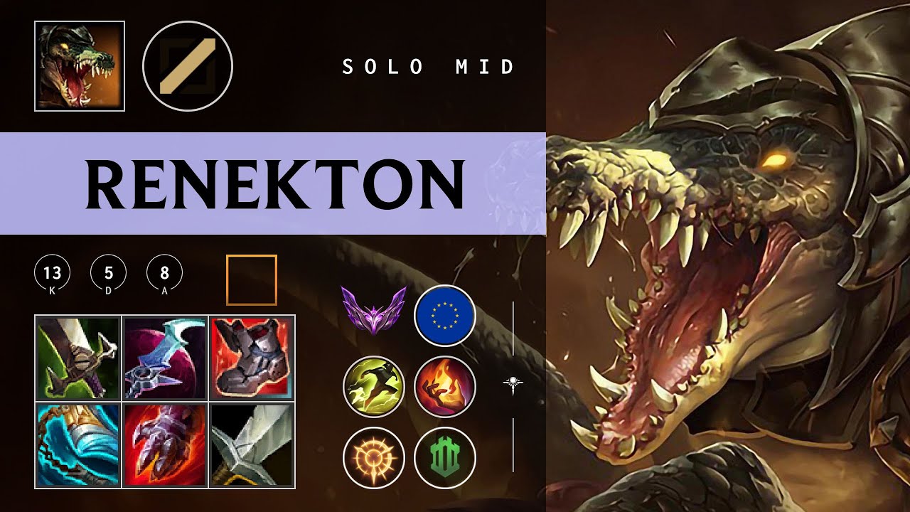 Renekton Mid vs Sylas - EUW Master Patch 26.03