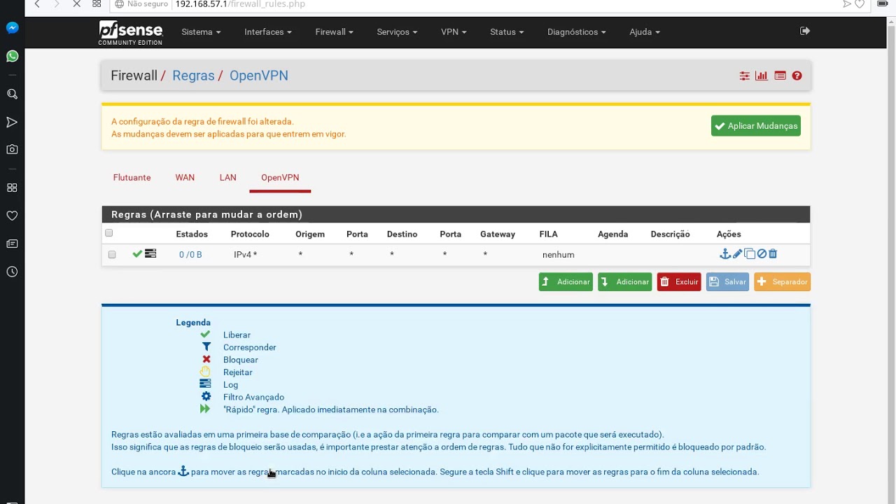 configurando VPN Site-To-Site com OpenVPN e PFSense