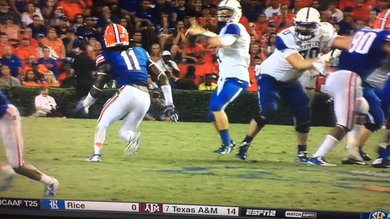 Garrett Johnson TD catch vs Florida Gators.