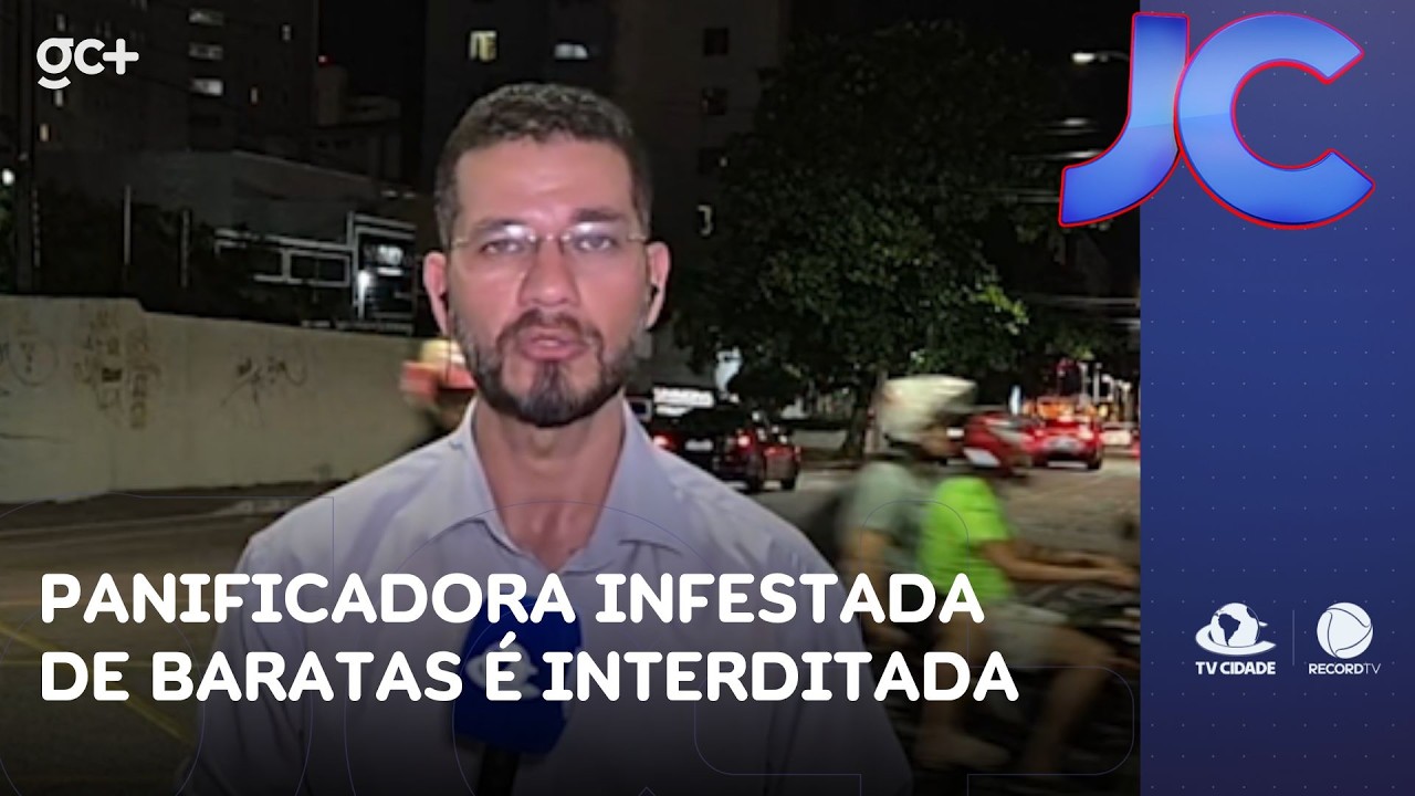 Panificadora infestada de baratas é interditada e produtos são apreendidos | Jornal da Cidade