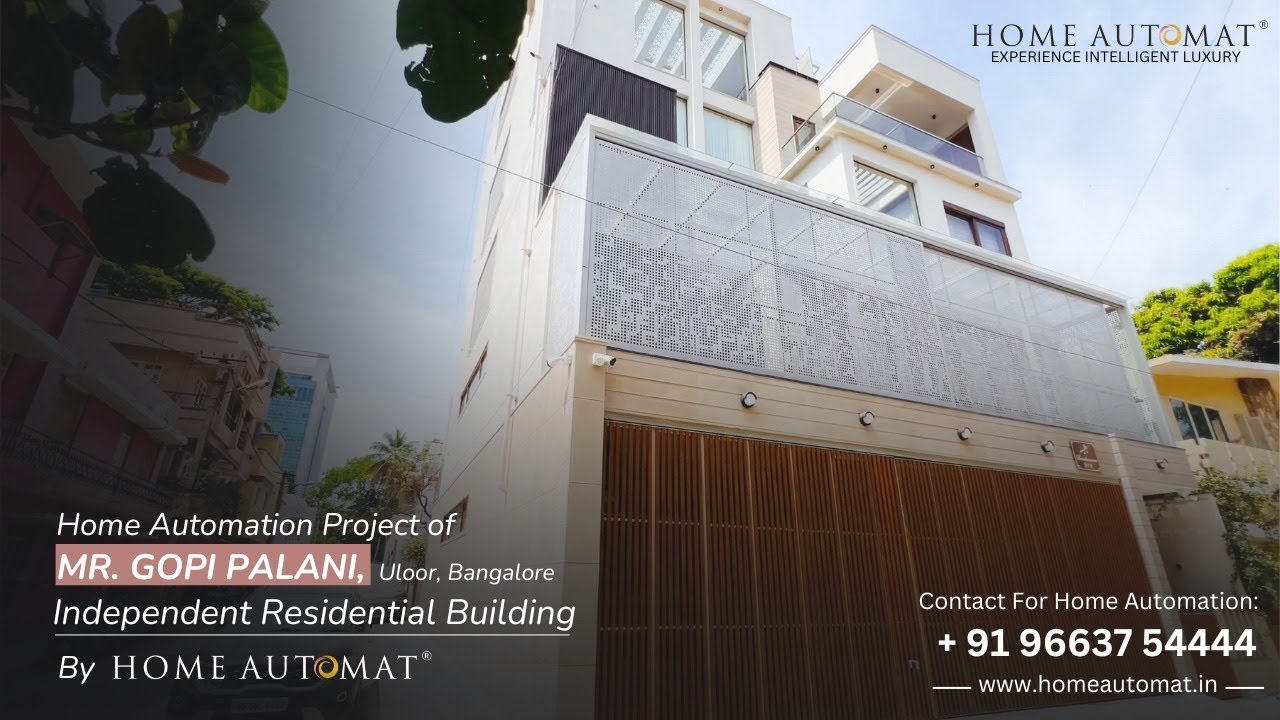 Independent Home Automation Project at Ulsoor, Bangalore by HOME AUTOMAT