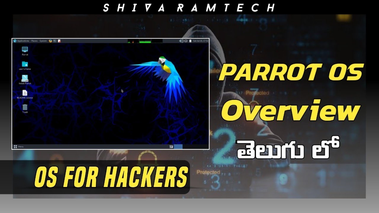 Parrot Security OS overview in Telugu || Shiva Ram Tech ||