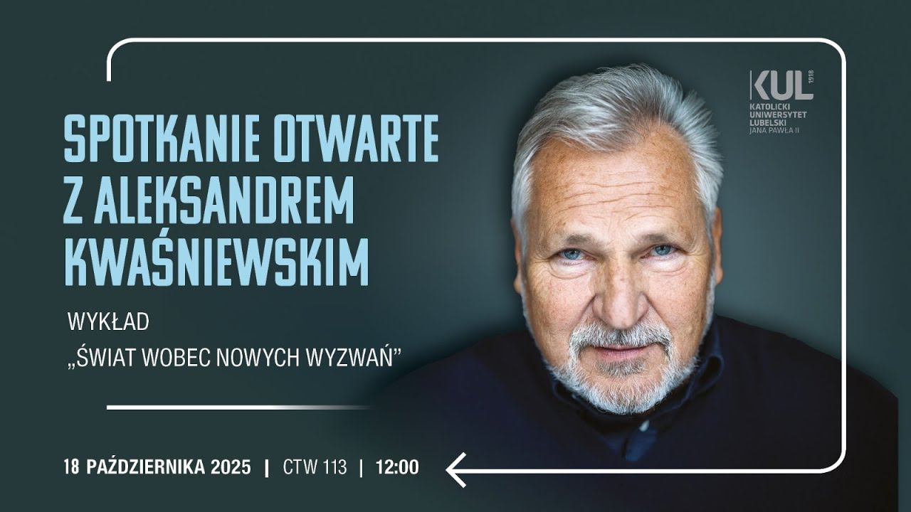 Spotkanie otwarte z Aleksandrem Kwaśniewskim