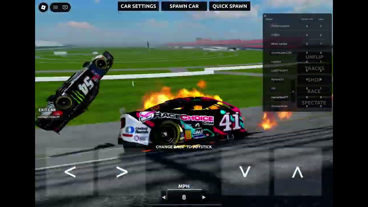 Only Using The Ryan Preece 2023 Daytona Summer Car To Crash It On Pummu Dega 