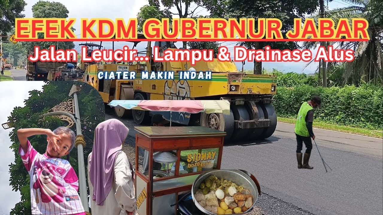 KDM EFEK 🤩 | JALAN LEUCIRR LAMPU & DRAINASE ALUS 