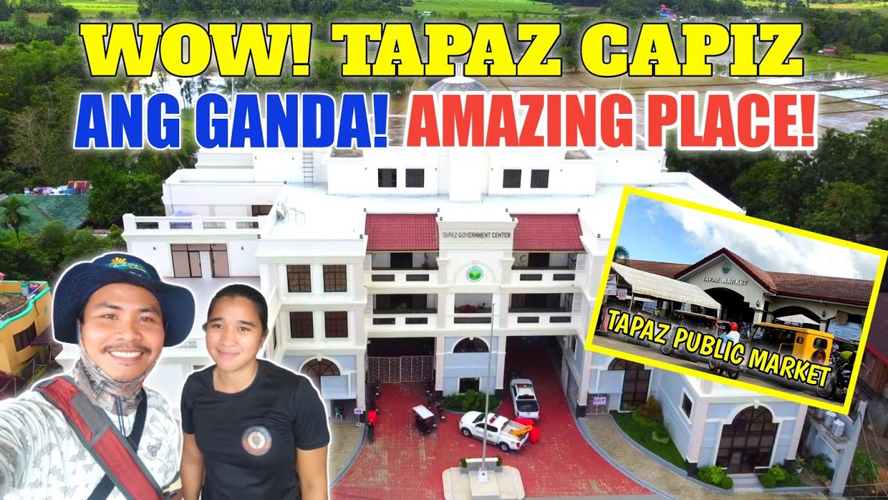 TAPAZ PUBLIC MARKET | TAPAZ CAPIZ | AERIAL SHOT | TAPAZ MUNICIPAL HALL