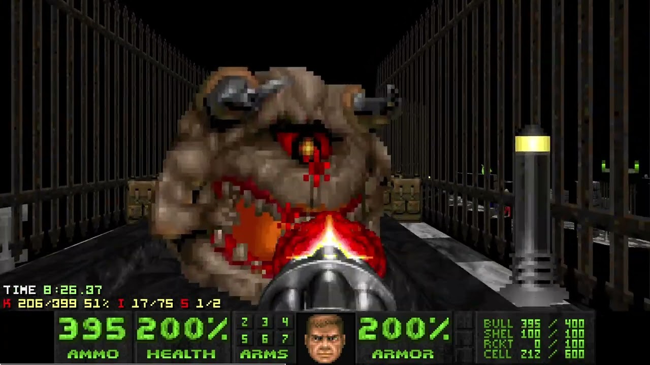 DOOM II - Hardfest - MAP 13 (The Abyss) - UV-Max in 19:03