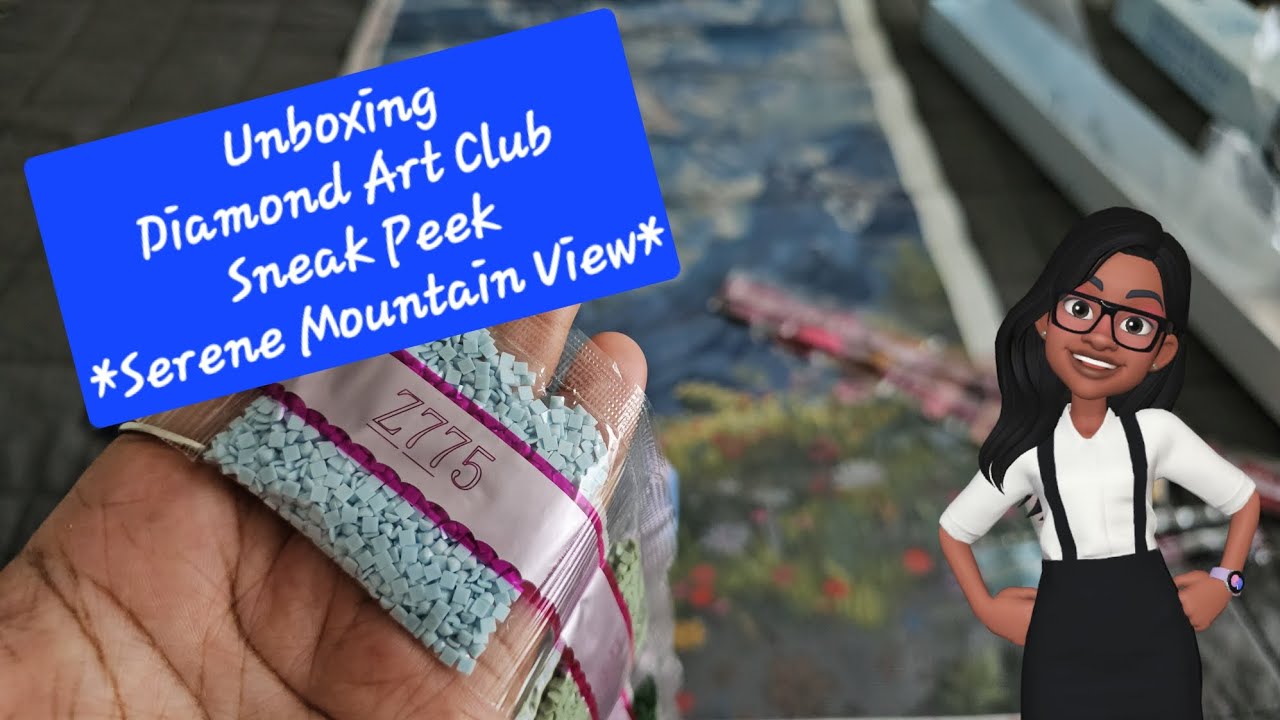 Unboxing Diamond Art Club Sneak Peek ✨️ Serene Mountain View ✨️