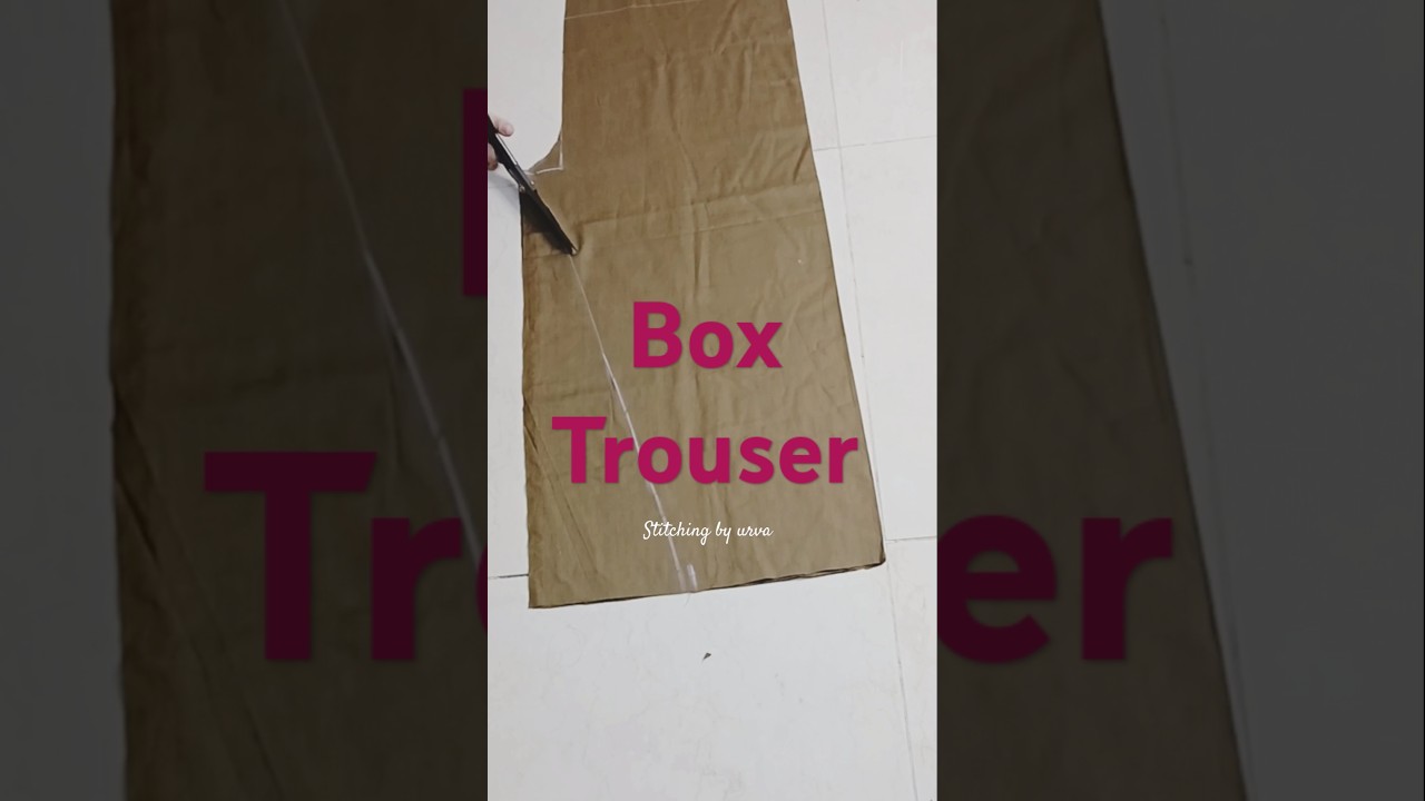 Easy Box Trouser cutting #shortvideo #ramadan #eid #youtubeshorts