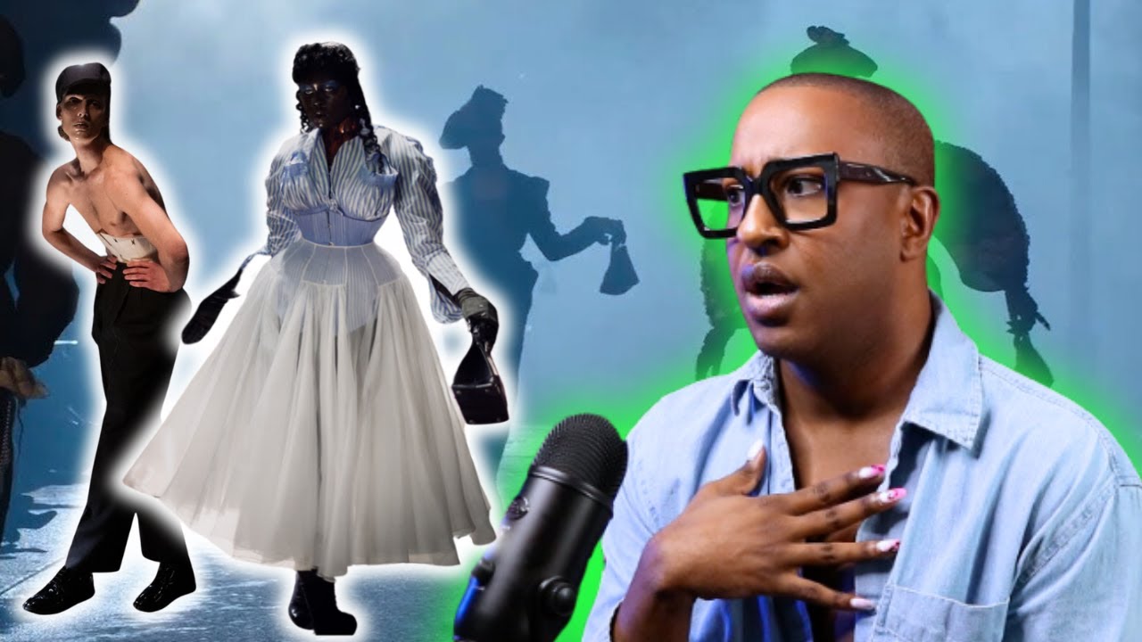 REACTING TO A CREEPY AND DRAMATIC COUTURE FASHION SHOW!