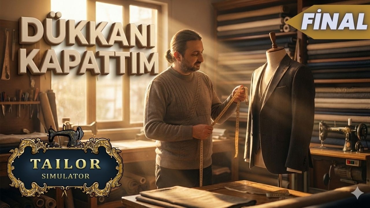 Dükkanı Kapattım Paraları Alıp Emekli Olduk ! | Tailor Simulator Türkçe FİNAL