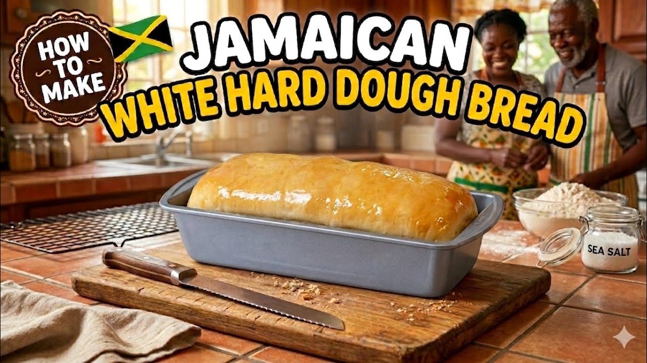 How to make Jamaican hard dough bread. Quick easy recipe