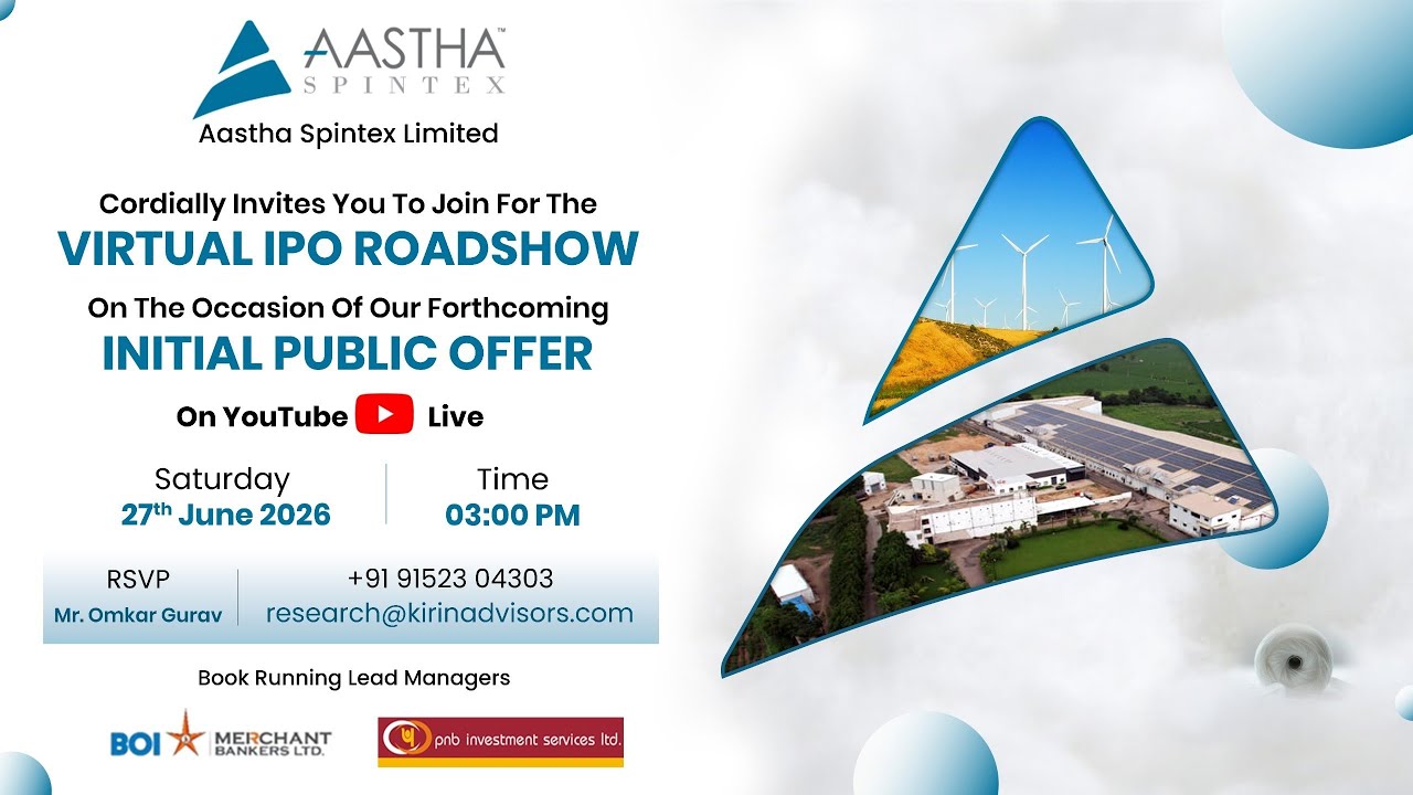 IPO Meet - Aastha Spintex Limited