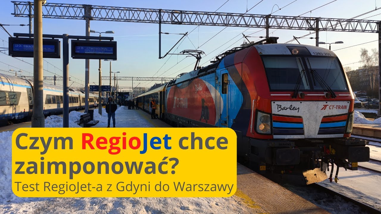Jak tam RegioJet? | Test RegioJeta na trasie Gdynia - Warszawa