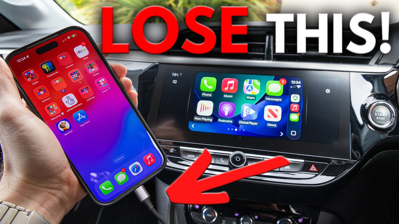 Zamień KABLOWY Apple CarPlay na BEZPRZEWODOWY!
