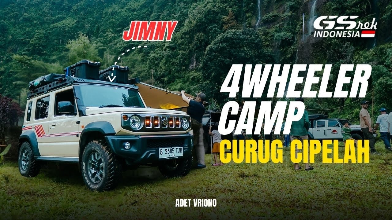 EXPLORE CURUG CIPELAH  DAN CIANJUR SELATAN WITH JIMNY JB74 | GSREK 4WHEELER