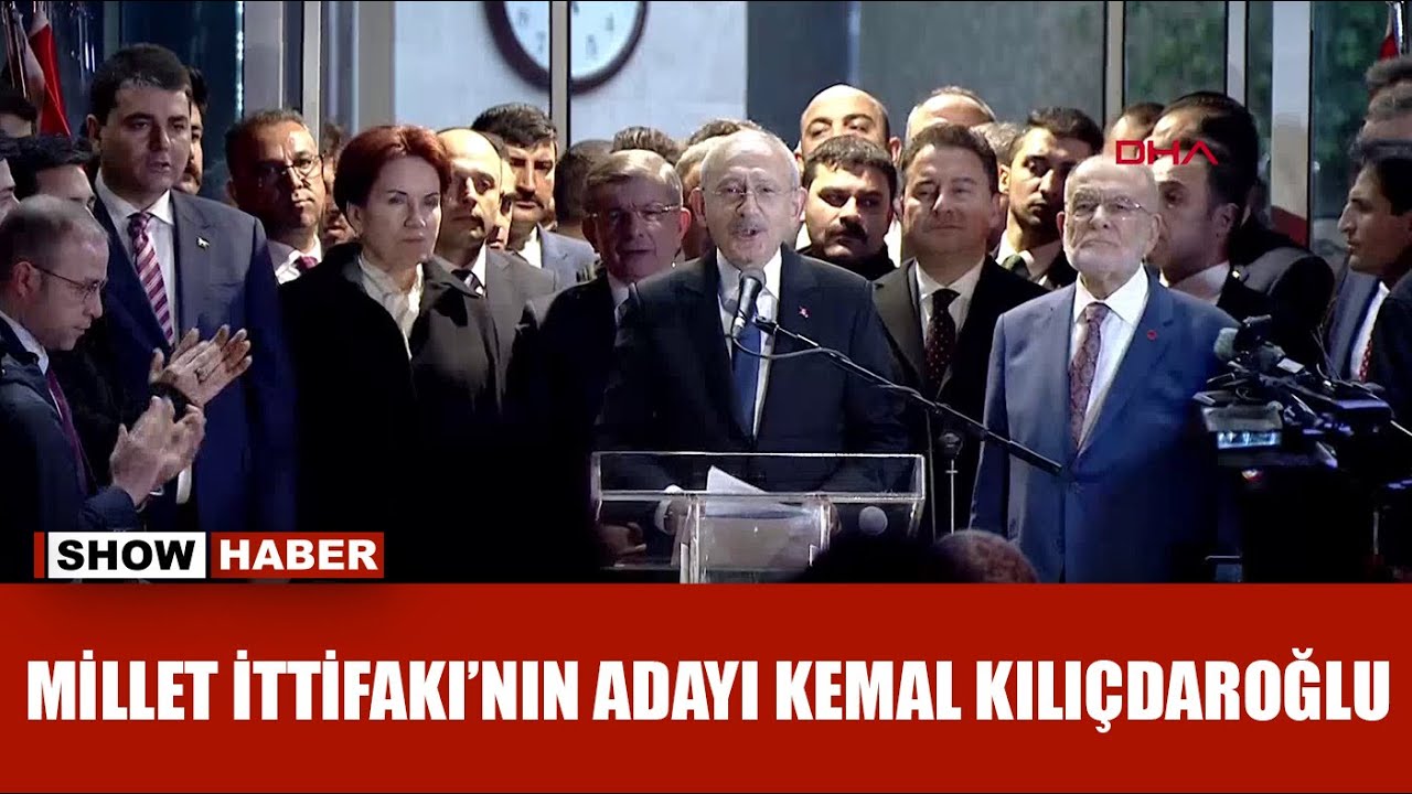 Millet İttifakı'nın Cumhurbaşkanı adayı CHP Genel Başkanı Kemal Kılıçdaroğlu