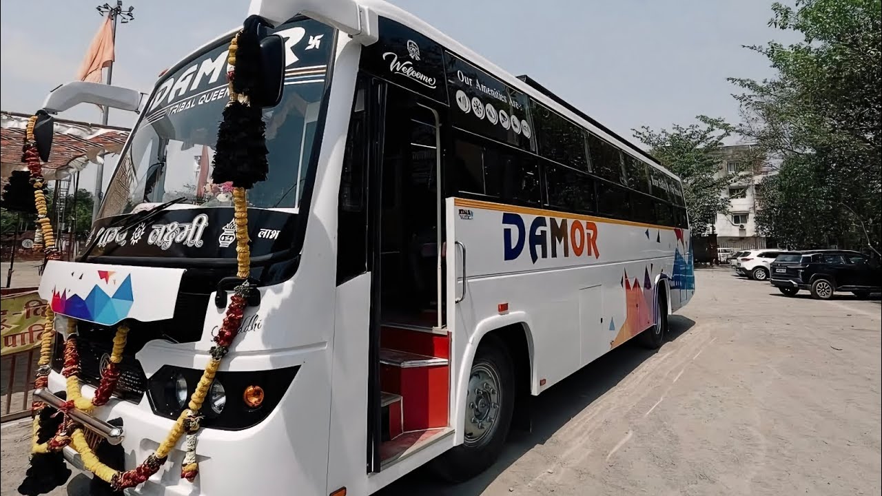 Highspeed bus extreme steering play action🙌🏻by the experienced driver on narrow road| SANDEEP BHAIYA