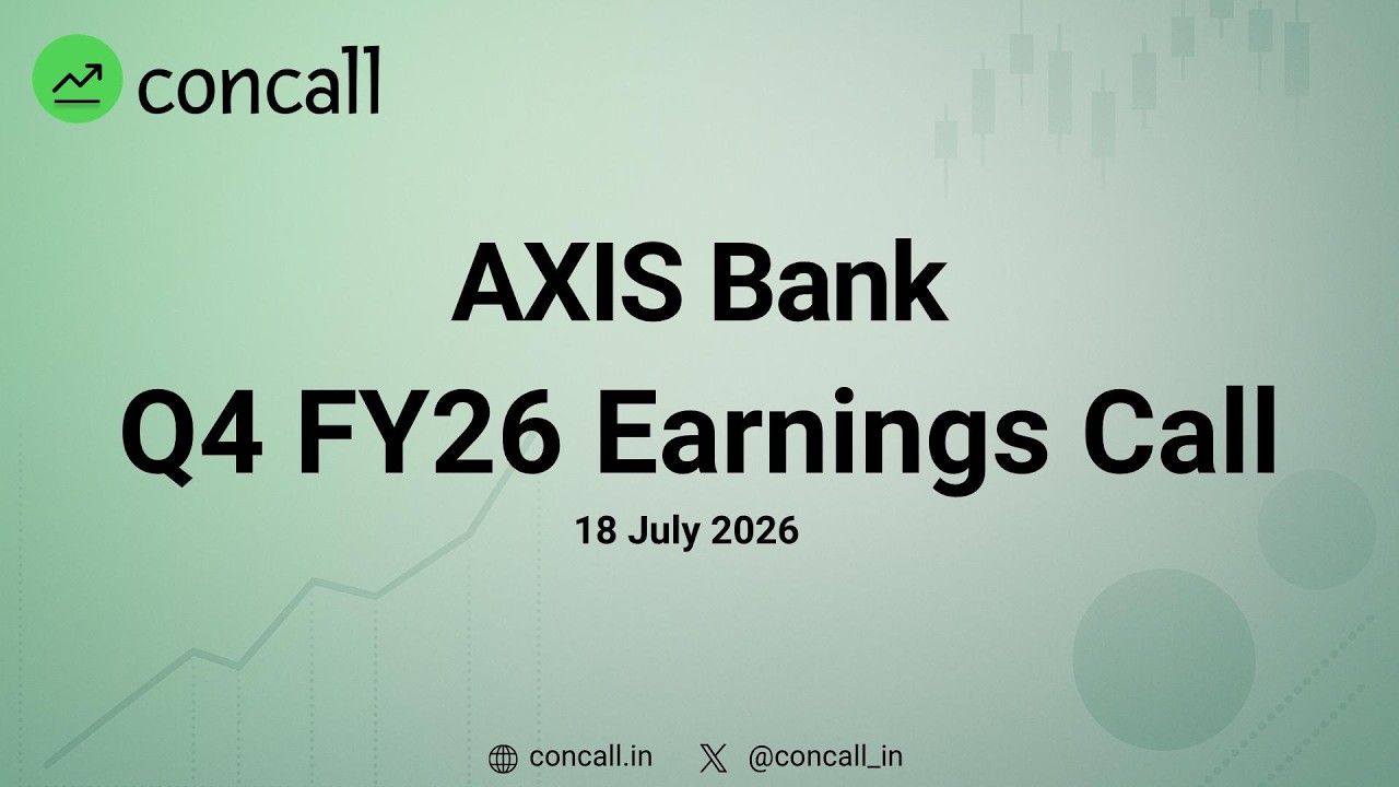 AXIS Bank  Q1 FY27 Earnings Conference Call | Concall.in