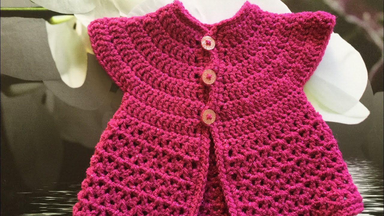 Tuto crochet gilet sans manches pour bébé