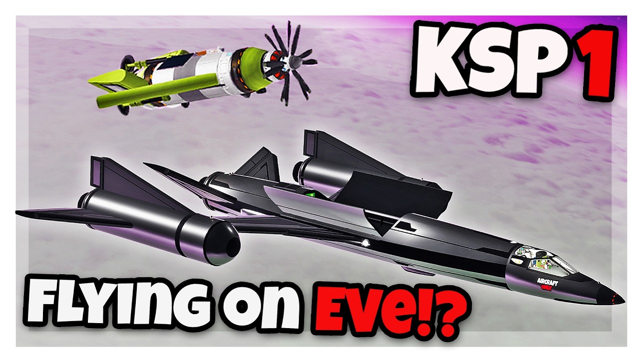 Миссия на Еву, используя ТОЛЬКО САМОЛЕТЫ!? (Модифицированный KSP 1) Только самолёты: Эпизод 6