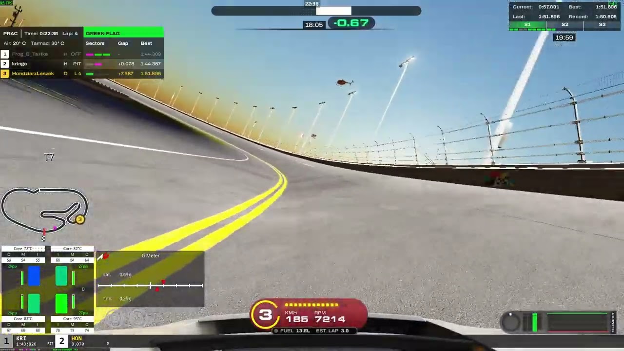 Daytona Hot Lap Ferrari 296 GT3 ( 1:49.942 )