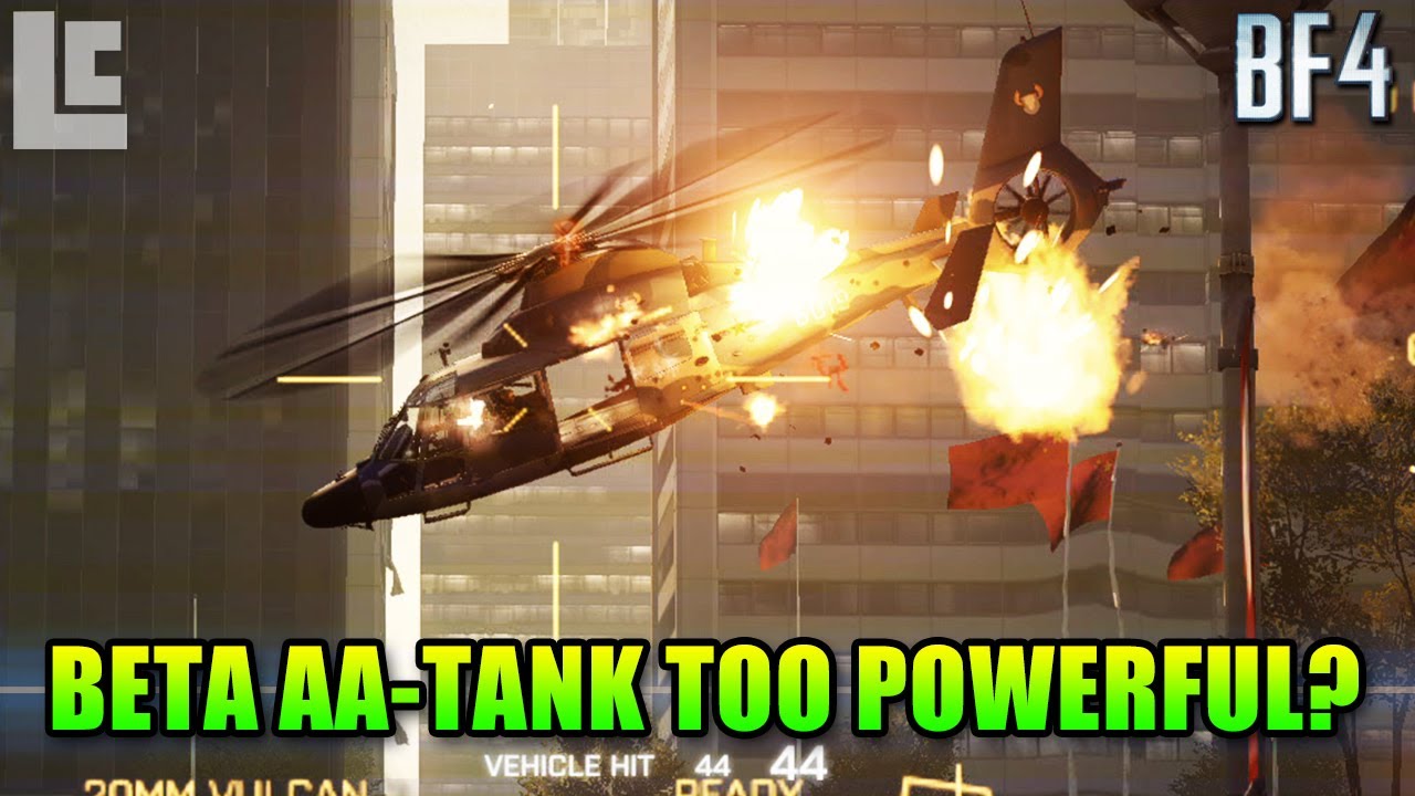 Anti Aircraft Tank Overpowered In BF4 Beta? (Battlefield 4 Beta Gameplay/Commentary)