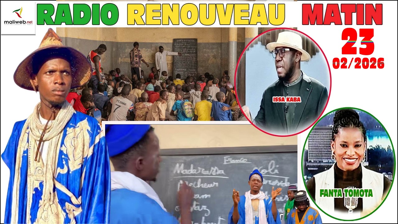 LE MATINAL DE LA RADIO RENOUVEAU FM du 23 Février 2026