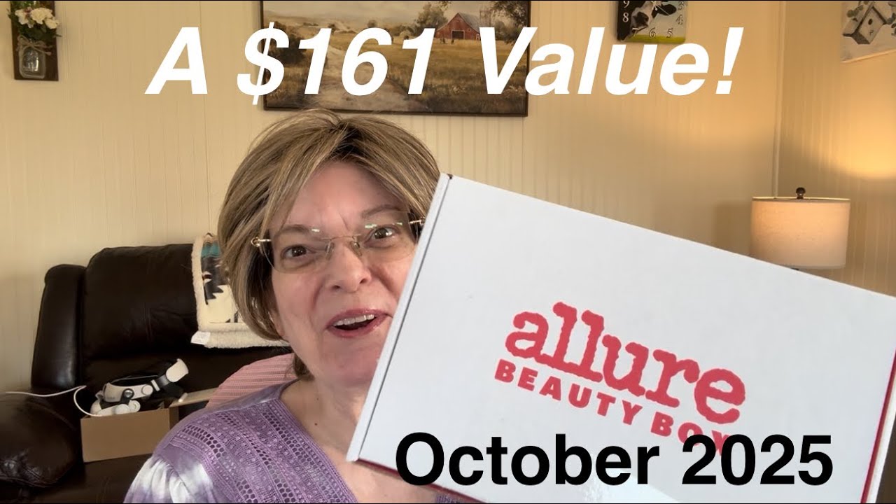 Allure Beauty Box for October 2025 Unboxing 
