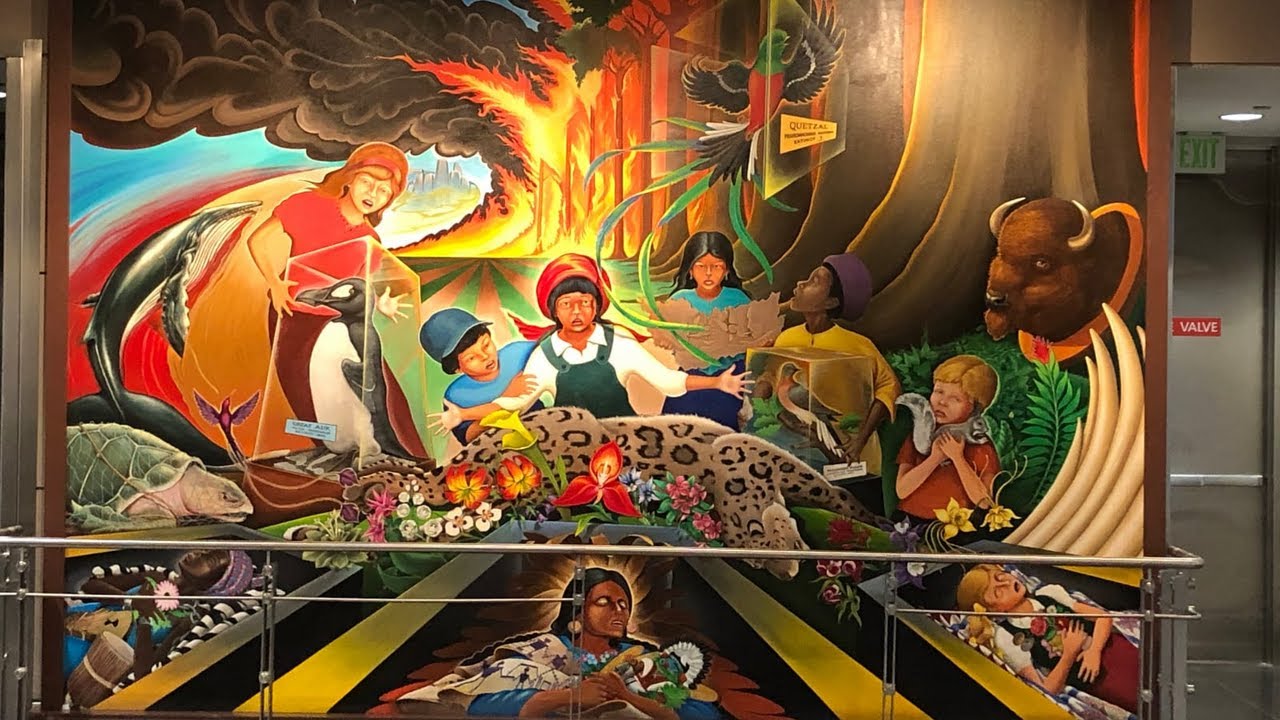 Denver airport murals