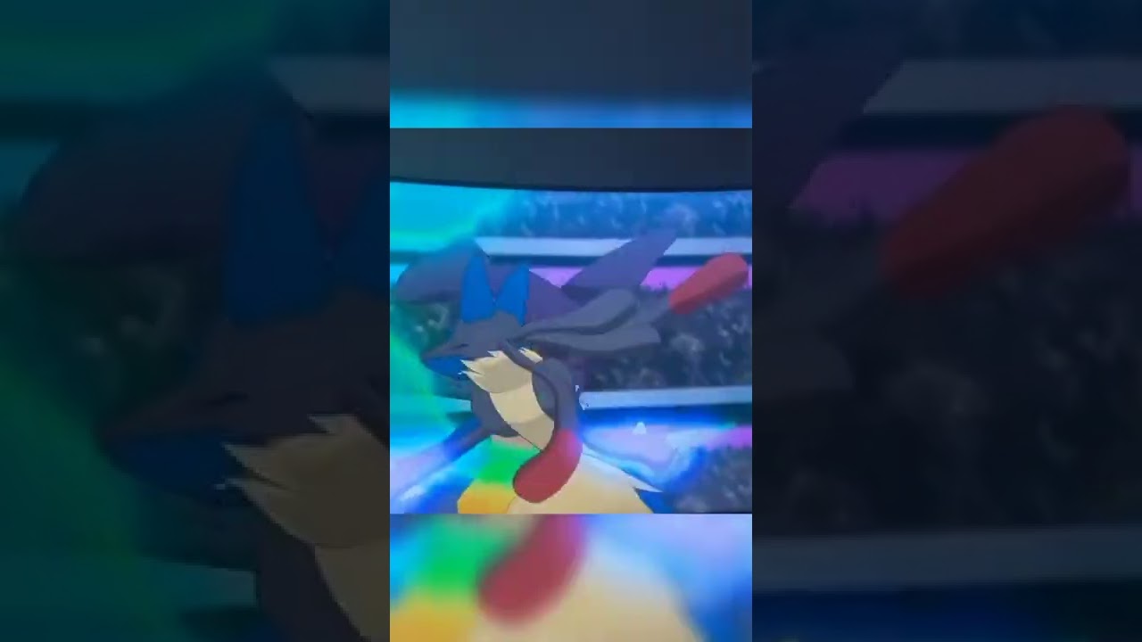Lucario vs Garchomp going HAM #pokemon #ashvscynthia #shorts