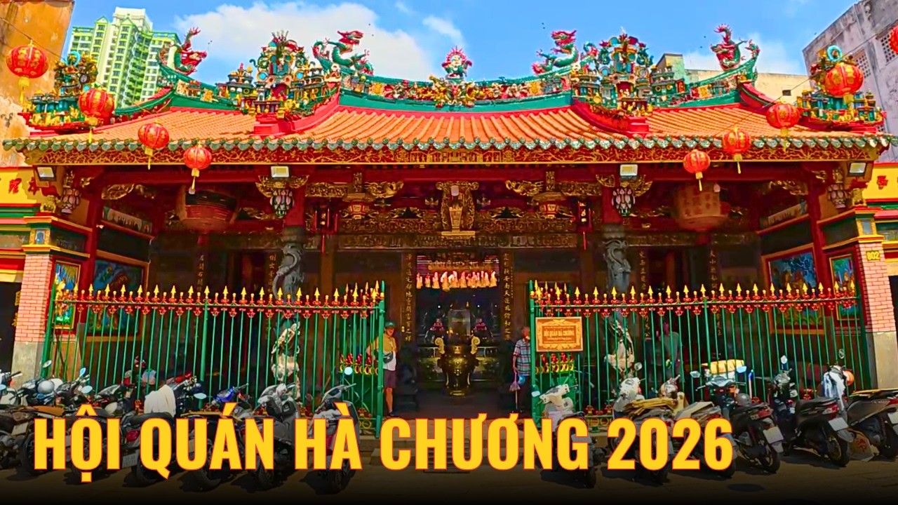 Ghé Hội Quán Hà Chương lấy Vượng Khí đầu năm: mong 2026 thuận buồm xuôi gió