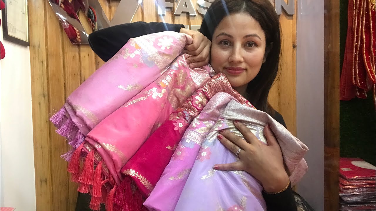 Minakari premnagar silk sari with blouse