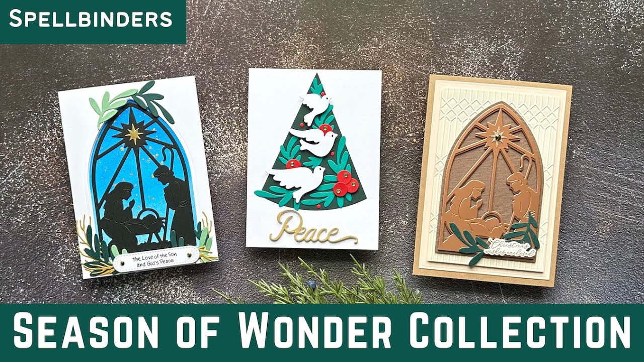 Come See! Beautiful Season of Wonder Collection w/ Spellbinders  #teamspellbinders #neverstopmaking