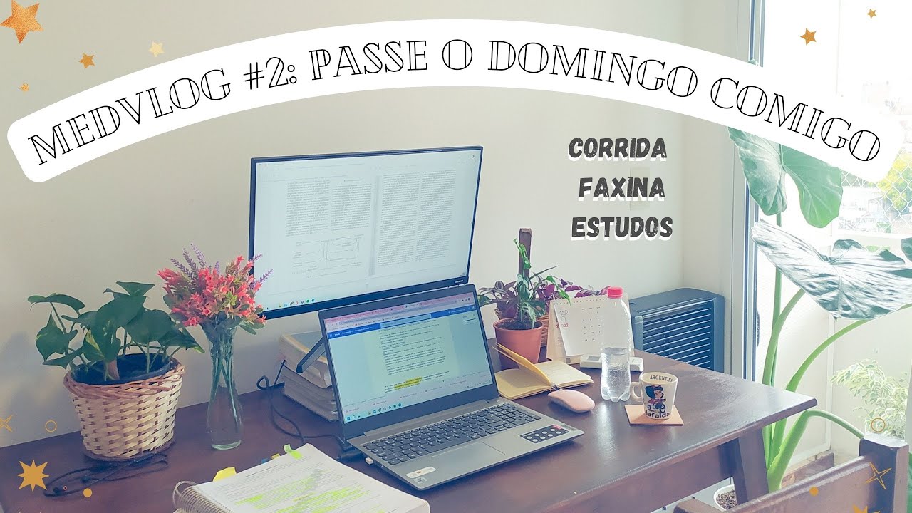 MEDVLOG #2 DOMINGO PRODUTIVO: Mini tour por Rosario, faxina, organização e tarde de estudos