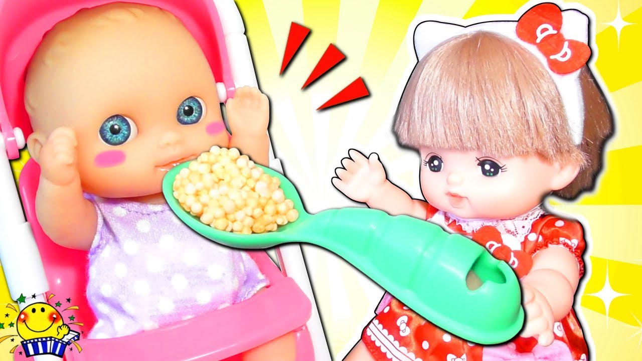メルちゃんが1日ママ体験！赤ちゃんのお世話は大変！