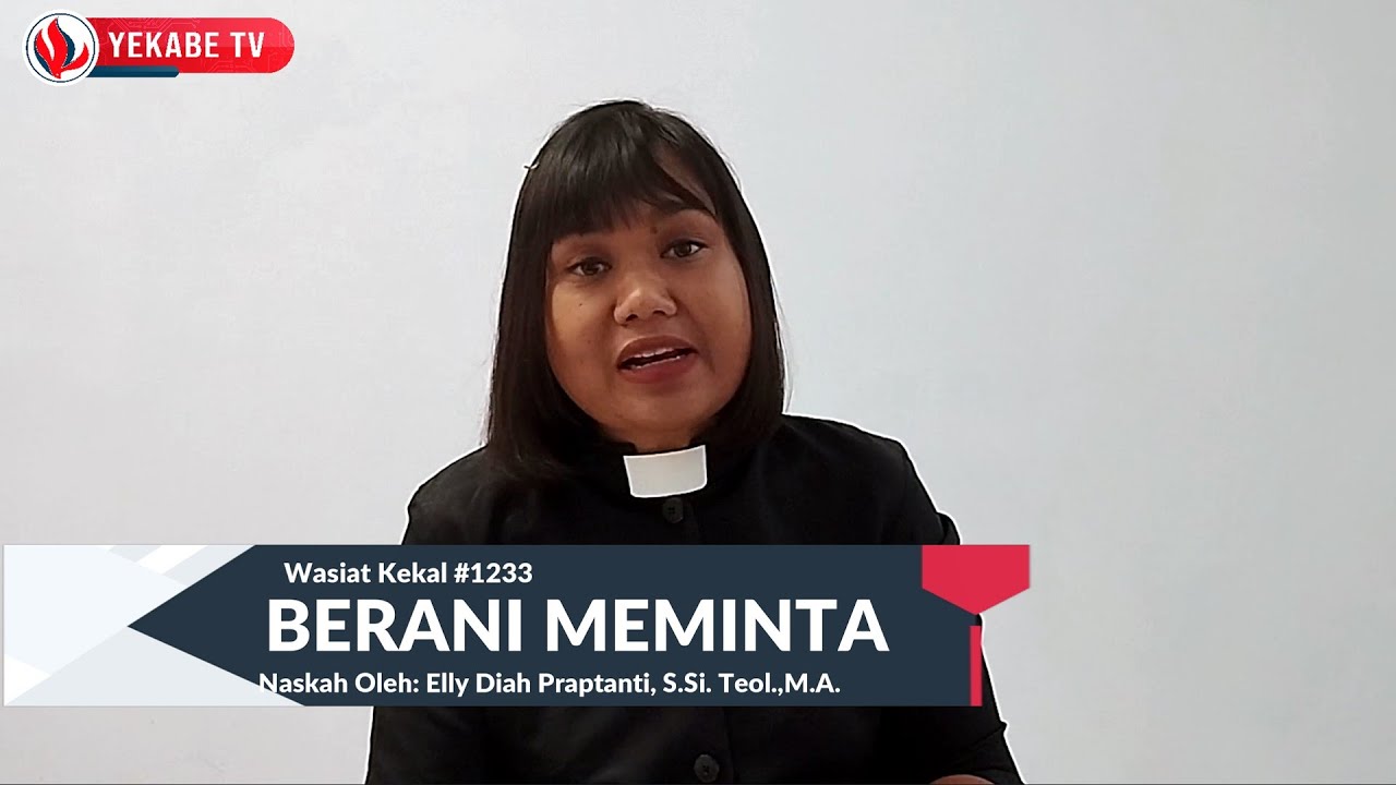 WASIAT KEKAL 1233 - BERANI MEMINTA