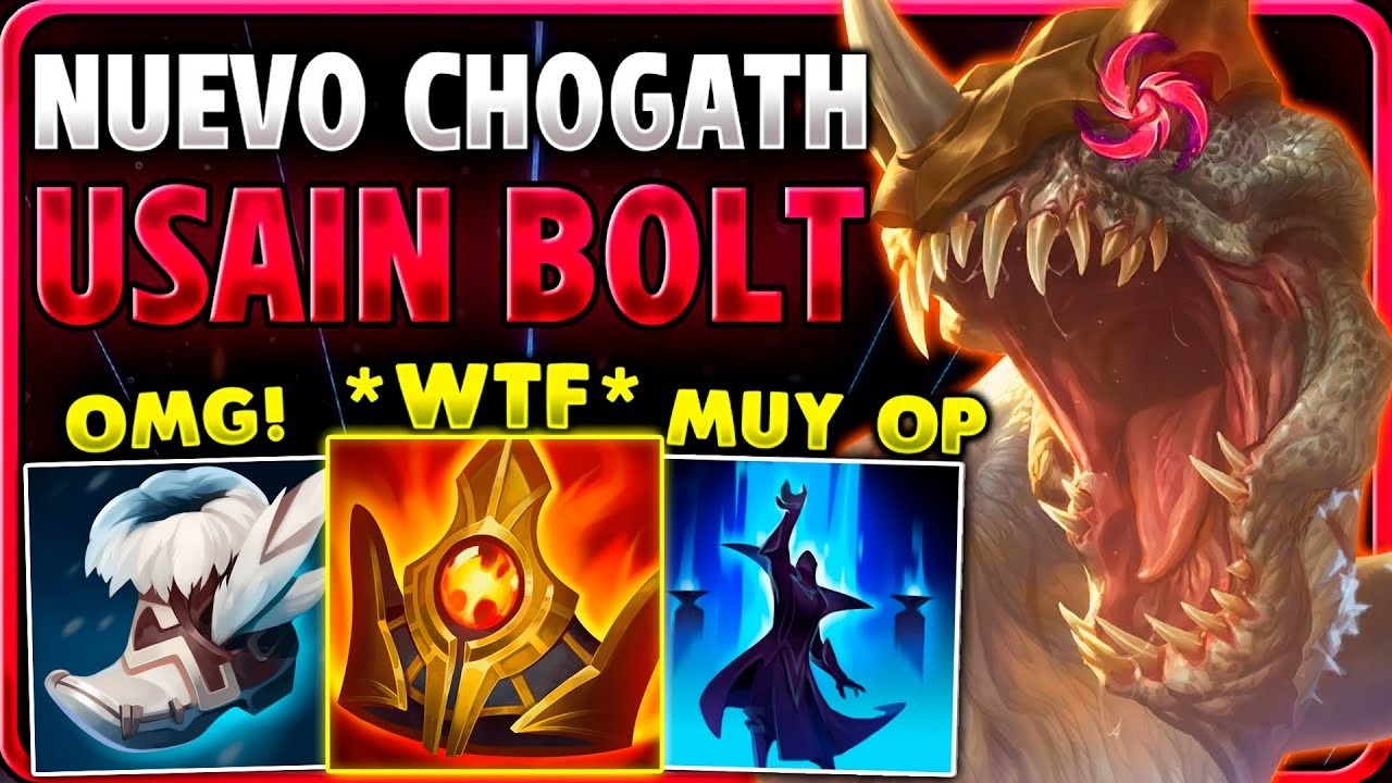 😱¡USÉ la *NUEVA BUILD PESTOSA* de USAIN CHOGATH que CORRE a +700 VELOCIDAD y R de 1500 TRUE DMG!