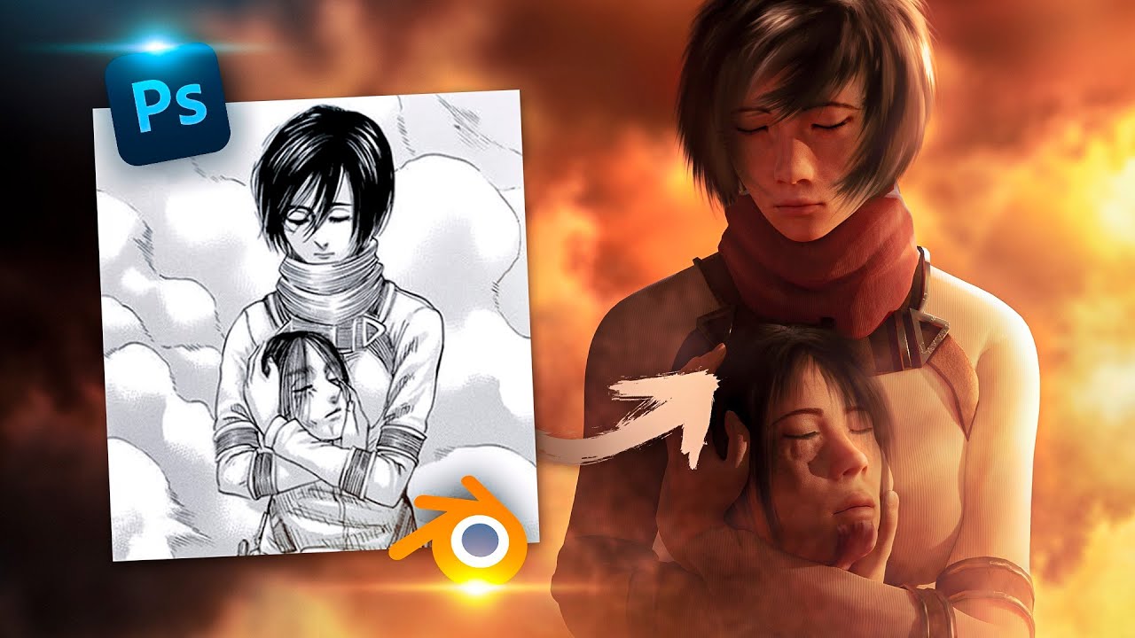 Recreating the SADEST Shingeki no Kyojin Scene in 3D