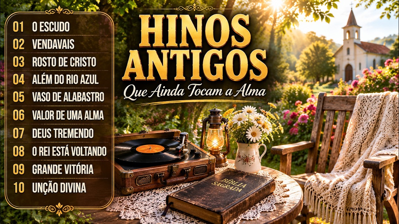 Colet&acirc;nea de 16 HINOS ANTIGOS Mais Pedidos Pelos Ouvintes ✝️ Colet&acirc;nea Inesquec&iacute;vel